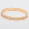 Cartier Love Pavé diamond Bracelet 750(PG) 50.0g 182