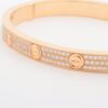 Cartier Love Pavé diamond Bracelet 750(PG) 50.0g 183