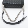 Chanel BOY CHANEL 25 Caviarskin Chain shoulder bag A67086 Black Silver Metal fittings 293432445
