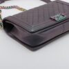 Chanel BOY CHANEL 28 Large Leather Chain shoulder bag Purple rainbow hardware 21893993 A921934