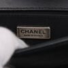 Chanel Boy Chanel 20 small Lambskin Chain shoulder bag Black Silver Metal fittings 19345903 A670857