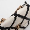 Chanel CHANEL 19 Leather Chain shoulder bag AS1160 black x beige Gold Metal fittings 307606907