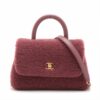 Chanel Coco handle 24 XS Boa 2way handbag Bordeaux Gold Metal fittings 233592311