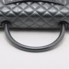 Chanel Coco handle 29 S Vintage calf 2way handbag Grey Black hardware 29552071 5