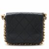 Chanel Matelasse Leather Chain shoulder bag Black Gold Metal fittings XJ3KPG692