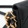 Chanel Matelasse Leather Chain shoulder bag Black Gold Metal fittings XJ3KPG697