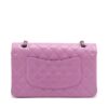 Chanel Matelasse25 Lambskin Double flap Double chain bag A01112 Purple Silver Metal fittings 148740182