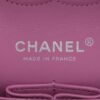 Chanel Matelasse25 Lambskin Double flap Double chain bag A01112 Purple Silver Metal fittings 148740187