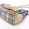 Chanel Patchwork Canvas & leather Chain shoulder bag Multicolor Silver Metal fittings 144296523