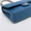 Chanel V Stitch Lambskin Double flap Double chain bag Blue Gold Metal fittings 2716445604