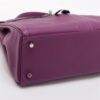 Hermes Double Lava Veau Swift Anemone Silver Metal fittings Y 20203