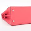Hermes Kelly 28 Veau Epsom Rouge pivoine Silver Metal fittings A20174