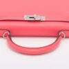 Hermes Kelly 28 Veau Epsom Rouge pivoine Silver Metal fittings A20175