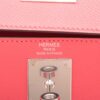Hermes Kelly 28 Veau Epsom Rouge pivoine Silver Metal fittings A20178