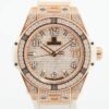 Hublot 1211519 750 x rubber AT Diamond-Face No Extra Link 465.OE.9010.RW.1604 BIG BANG One click King gold White Full pavé1