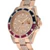 GMT-Master II 126755SARU Rolex Sapphire Diamond Pave