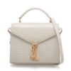 Saint Laurent Paris Cassandra Moc croc 2way handbag Beige 6239301