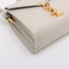 Saint Laurent Paris Cassandra Moc croc 2way handbag Beige 6239304