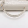 Saint Laurent Paris Cassandra Moc croc 2way handbag Beige 6239305