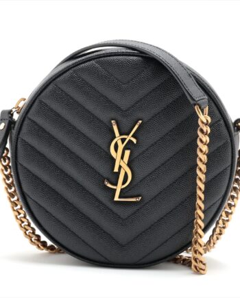 Saint Laurent Chevron Vinyl shoulder bag 610436