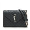 Saint Laurent Paris Envelope Leather Chain shoulder bag Black 4872061