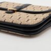 Saint Laurent Paris Monogram All Over small Satchel Canvas & leather Shoulder bag black x beige 5686043