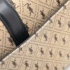 Saint Laurent Paris Monogram All Over small Satchel Canvas & leather Shoulder bag black x beige 5686046