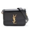 Saint Laurent Paris Solferino Leather Shoulder bag Black 6343061