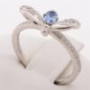 Tiffany Firefly Tanzanite diamond rings Pt950 4.0g d0.12 small tanzanite1