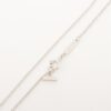 Tiffany T Smile Micro Blue topaz Necklace 750(WG) 2.5g3