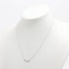 Tiffany T Smile Micro Blue topaz Necklace 750(WG) 2.5g5