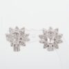 Van Cleef & Arpels Lotus small diamond Piercing jewelry 750(WG) 10.0g3