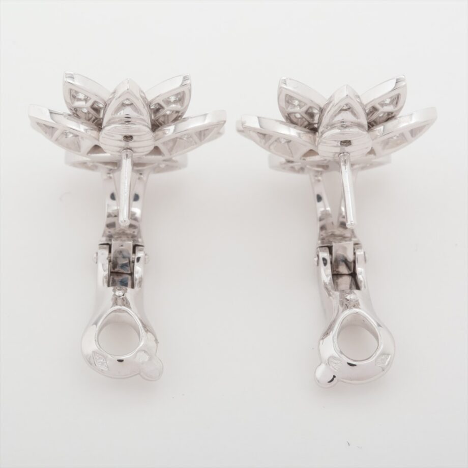 Van Cleef & Arpels Lotus small diamond Piercing jewelry