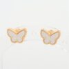 Van Cleef & Arpels Sweet Alhambra Papillon shells Piercing jewelry 750(YG) 3.0g1