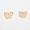 Van Cleef & Arpels Sweet Alhambra Papillon shells Piercing jewelry 750(YG) 3.0g2