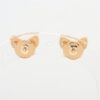 Van Cleef & Arpels Sweet Alhambra Papillon shells Piercing jewelry 750(YG) 3.0g3
