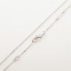Van Cleef & Arpels Sweet Alhambra diamond Necklace 750(WG) 3.4g3