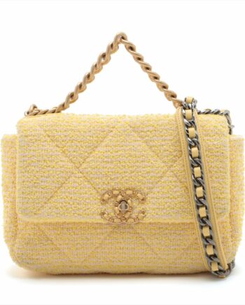 CHANEL 19 Tweed Chain shoulder bag AS1160
