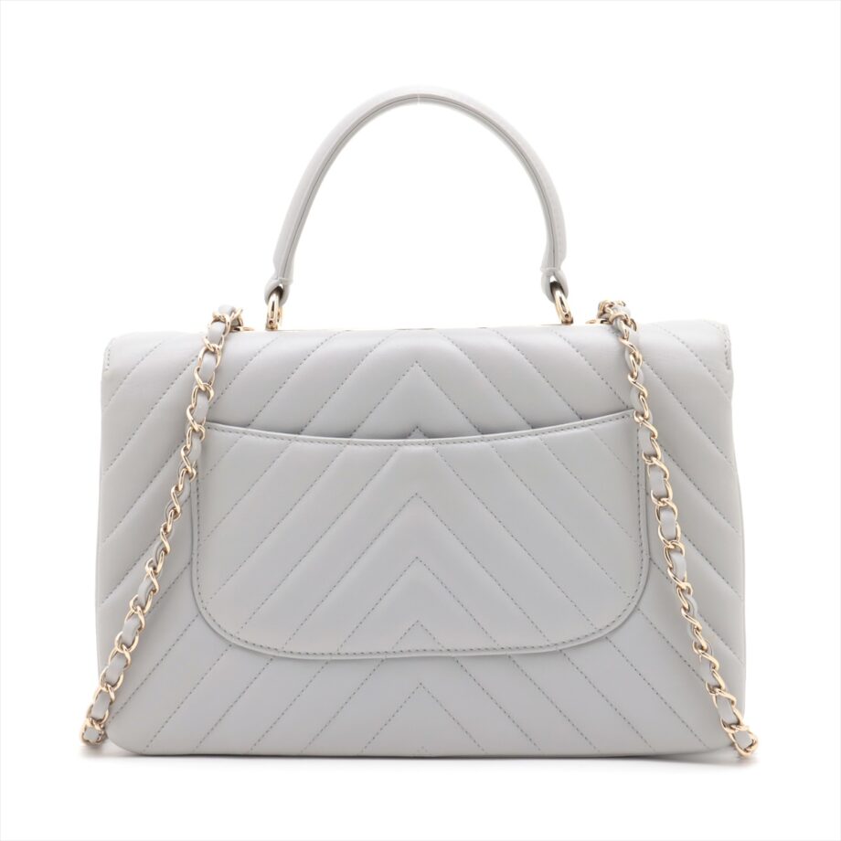 Chanel V Stitch Lambskin 2way handbag