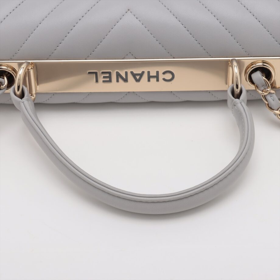 Chanel V Stitch Lambskin 2way handbag