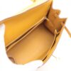 Kelly 25 Hermes Veau Epsom Jaune d'or C 2018
