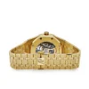 Audemars Piguet Royal Oak 15412BA.YG.1224BA.01 Rainbow Baguette Frosted Yellow Gold Double Balance Whee4