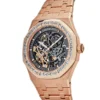 Audemars Piguet Royal Oak 15412OR.ZZ.1220OR.01 Double Balance Wheel Openworked Rose Gold Baguette Bezel (2021)2