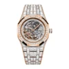 Audemars Piguet Royal Oak 15417OR.ZZ.1267OR.01.A Double Balance Wheel Openworked Baguette Bezel1