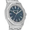 Audemars Piguet Royal Oak 15551ST.ZZ.1356ST.05 Selfwinding Stainless Steel Blue Dial Diamond Bezel (2023)3
