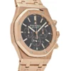 Royal Oak 26320OR.OO.D002CR.01 Chronograph Audemars Piguet Rose Gold Black 2015