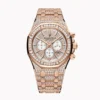Audemars Piguet Royal Oak 26322OR.ZZ.1222OR.01 Chronograph Rose Gold Pave Diamond1
