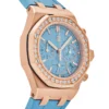 Audemars Piguet Royal Oak Offshore 26231OR.ZZ.A085CA.01 Chronograph Rose Gold Blue Dial Diamond Bezel (2023)3