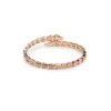BVLGARI Serpenti Viper Thin Bracelet Rose Gold Full Pavé Diamonds 3537924
