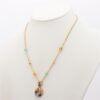 Bvlgari Astrale Cerchi Colored stone diamond Necklace 750(YG) 20.0g Small stone scratches Chipped1